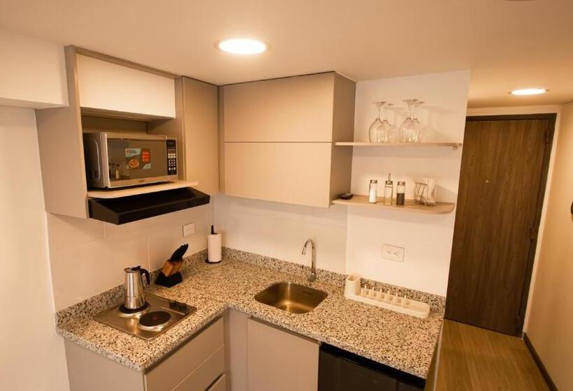 آپارتمان دوبلکس 1 خوابه, Malu Apartaestudios Cerca Al Movistar Arena