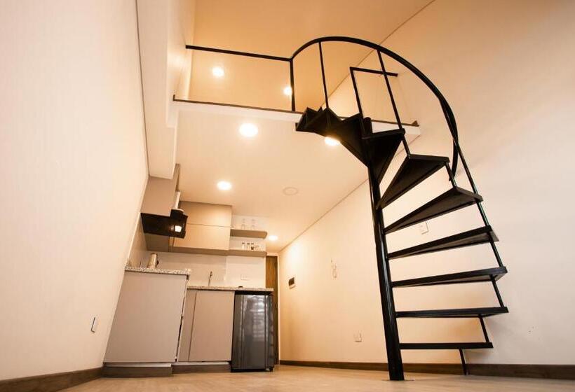 آپارتمان دوبلکس 1 خوابه, Malu Apartaestudios Cerca Al Movistar Arena