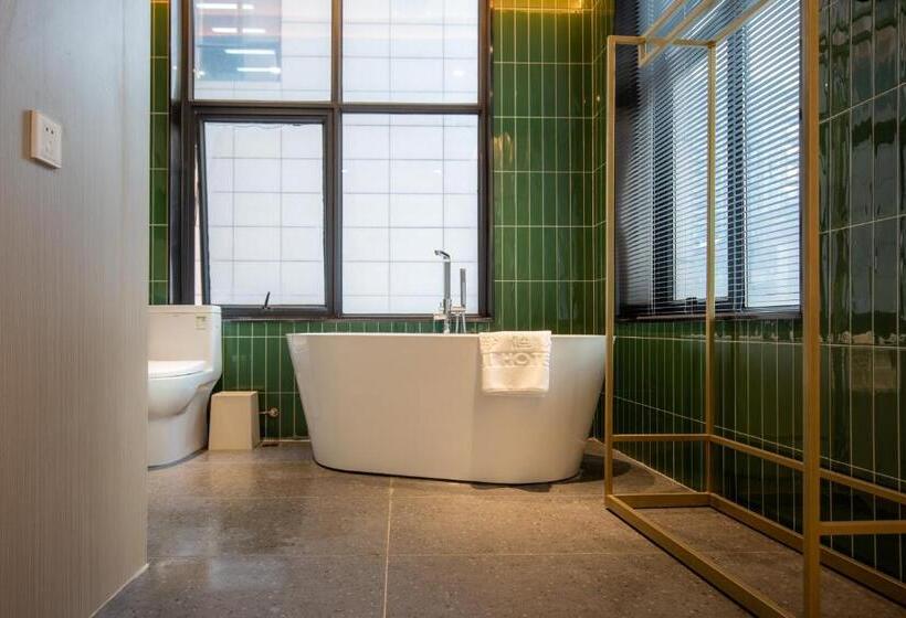 Habitació Deluxe Llit King, 安季酒店 新塘南站店
