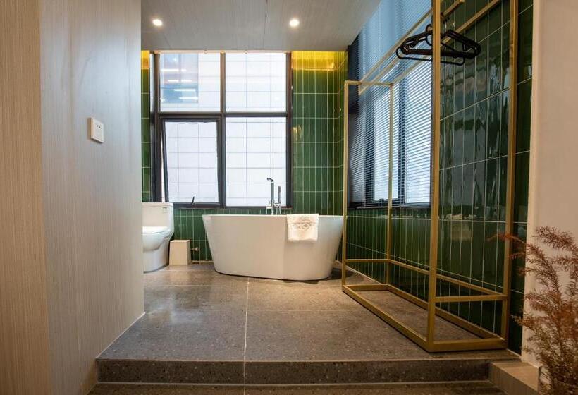 Habitació Deluxe Llit King, 安季酒店 新塘南站店