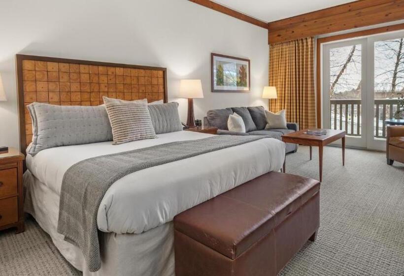 استودیو استاندارد با تخت کینگ, 1216 The Lodge At Spruce Peak Ski In Ski Out Studio Spruce Peak Village Views 2nd Floor
