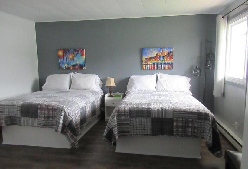 اتاق استاندارد با چشم‌انداز دریا, Motel Et Chalet Natabel