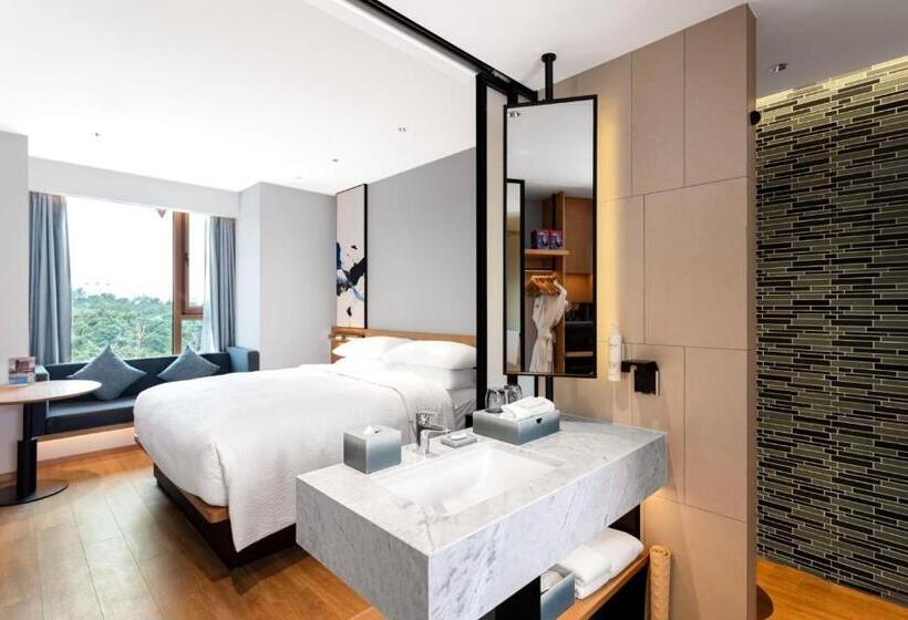 اتاق استاندارد با تخت بزرگ, Fairfield By Marriott Yantai, Huang Bohai New Area