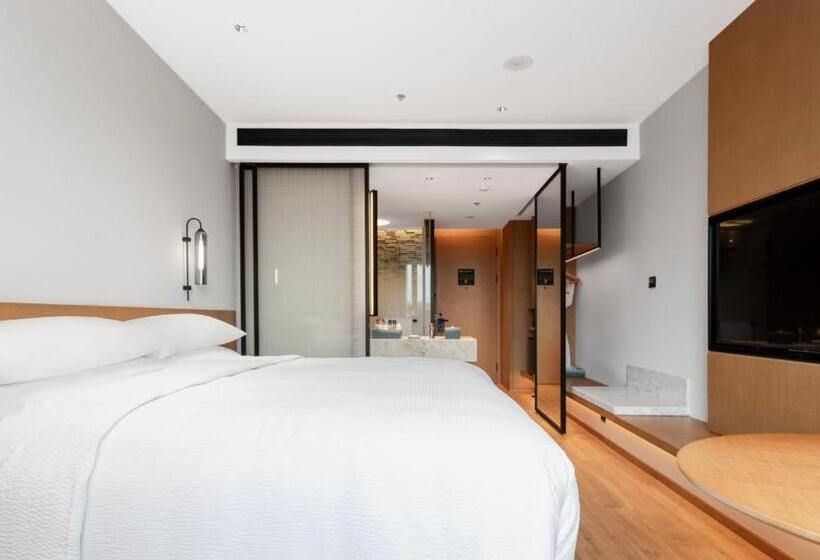 اتاق استاندارد با تخت بزرگ, Fairfield By Marriott Yantai, Huang Bohai New Area