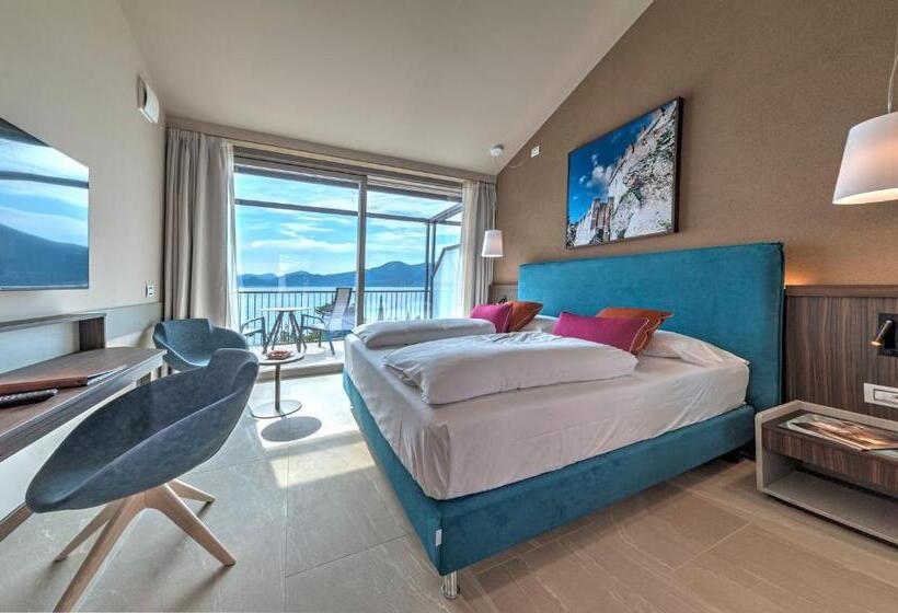 اتاق استاندارد با چشم‌انداز دریاچه, Sky View Garda Lake By Hotel Galvani