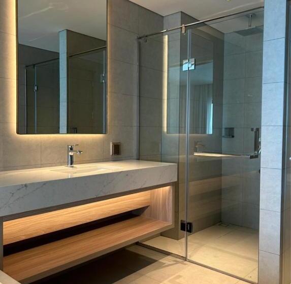 اتاق استاندارد با تخت بزرگ, Trạm Space   Khách Sạn Căn Hộ View Biển