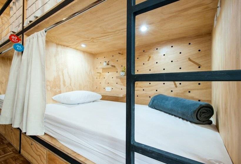 تختخواب در اتاق مشترک, Capital Hostel De Ciudad