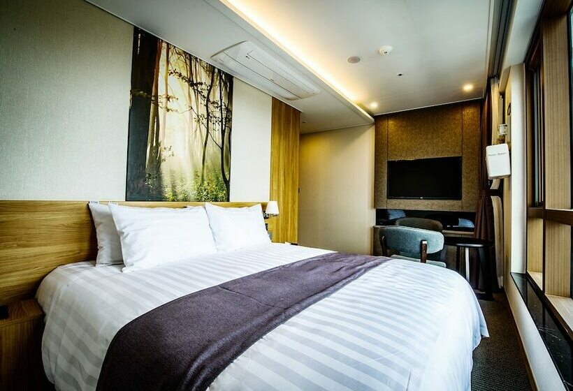 اتاق استاندارد با چشم‌انداز شهر, Utop Ubless Hotel Jeju