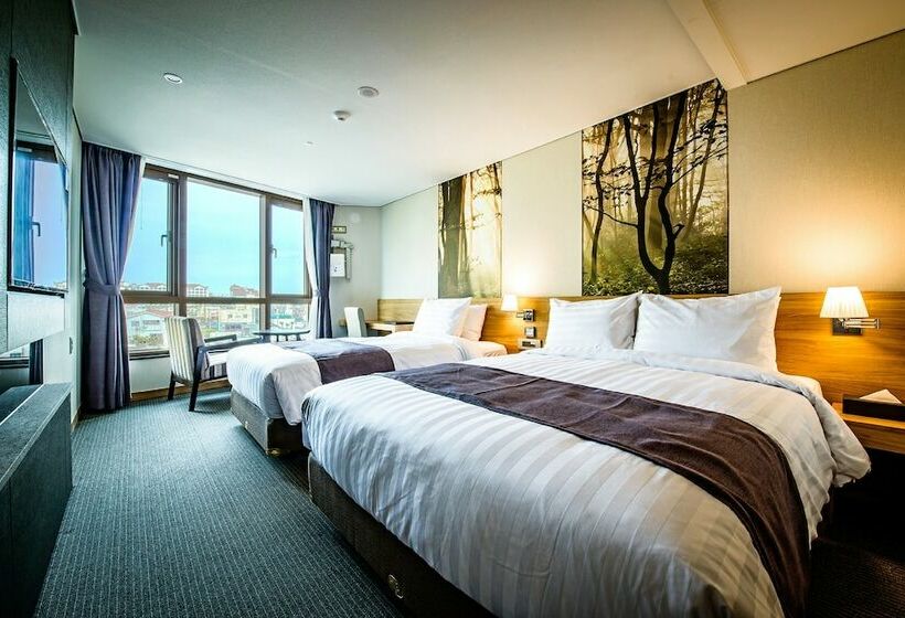 اتاق لوکس با چشم‌انداز شهر, Utop Ubless Hotel Jeju