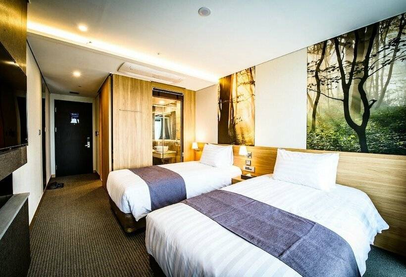 اتاق استاندارد با چشم‌انداز شهر, Utop Ubless Hotel Jeju