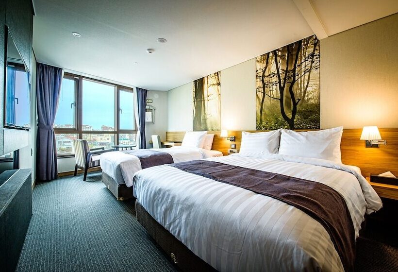 اتاق لوکس با چشم‌انداز شهر, Utop Ubless Hotel Jeju