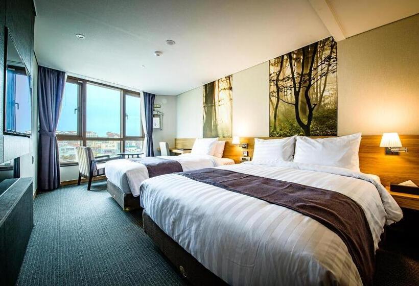 اتاق لوکس با چشم‌انداز شهر, Utop Ubless Hotel Jeju