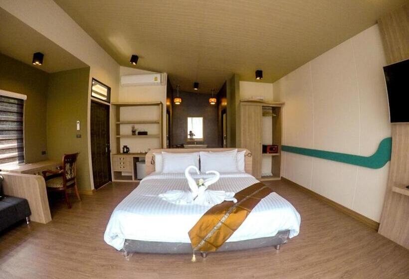 豪华房间带漩涡浴缸, Binlha Raft Resort