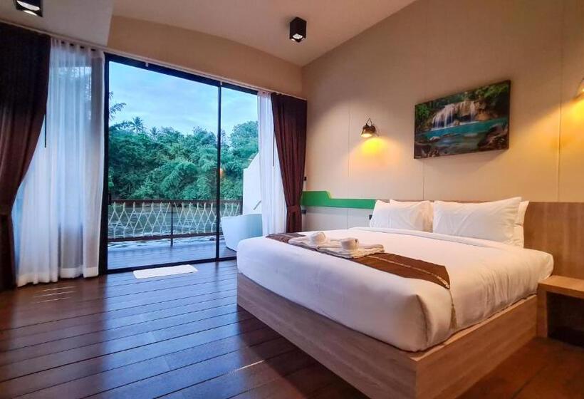 带大床的高级房间, Binlha Raft Resort