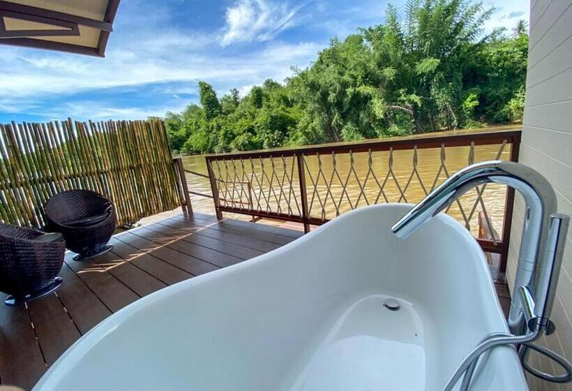 带大床的高级房间, Binlha Raft Resort
