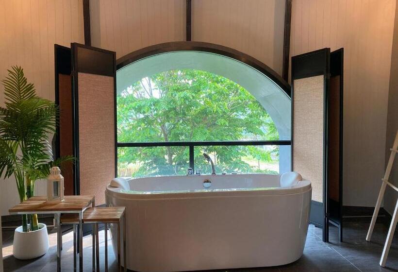 别墅: 1间卧室带游泳池, Binlha Raft Resort