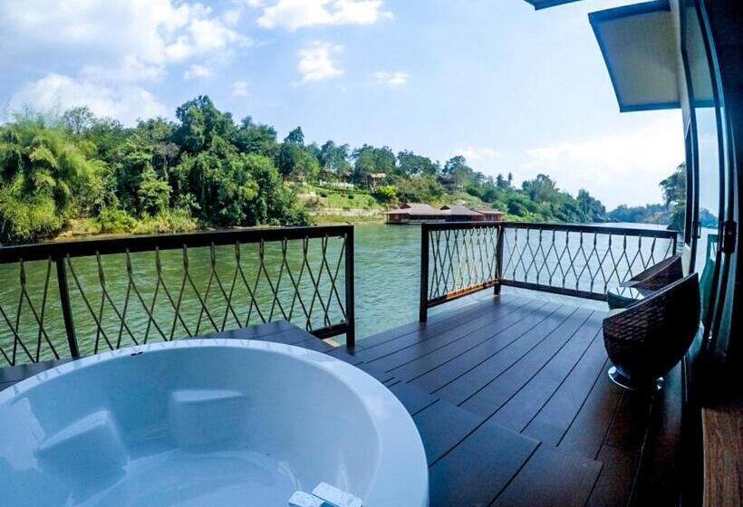 豪华房间带漩涡浴缸, Binlha Raft Resort