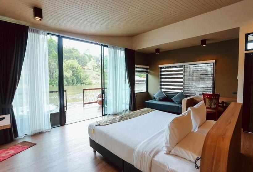 豪华房间带漩涡浴缸, Binlha Raft Resort