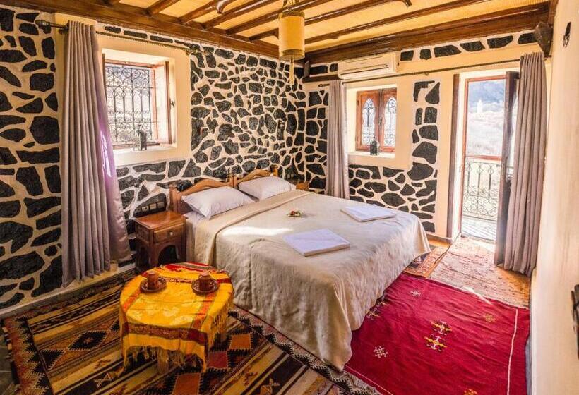 اتاق استاندارد سه تخته با بالکن, Riad Atlas 4 Seasons
