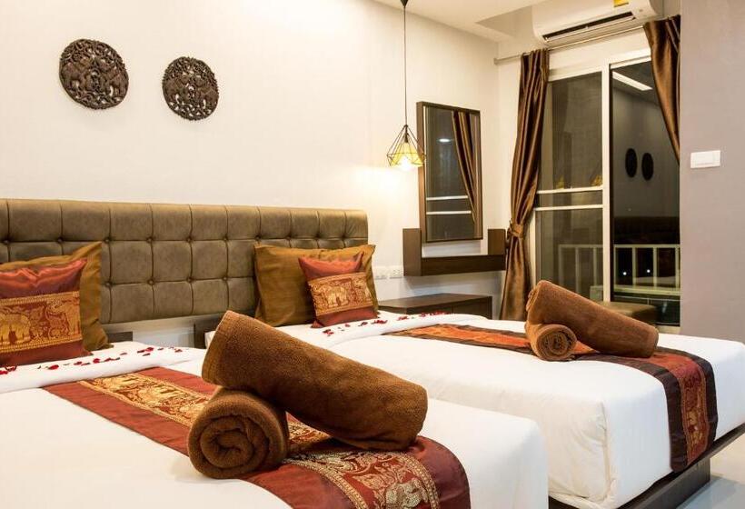 اتاق استاندارد با چشم‌انداز باغ, Pongsakorn Boutique Resort