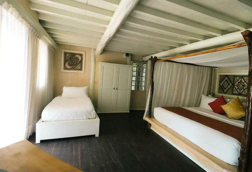 １階のスタンダードルーム, Villa Las Estrellas Tulum  Located At The Party Zone