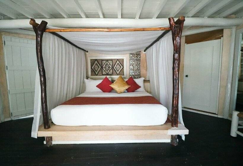 １階のスタンダードルーム, Villa Las Estrellas Tulum  Located At The Party Zone