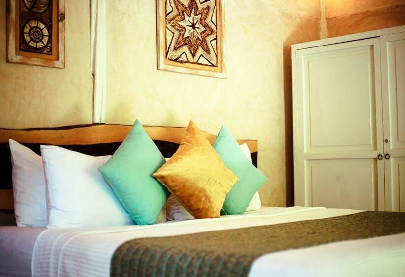 庭の見えるジュニアスイート, Villa Las Estrellas Tulum  Located At The Party Zone