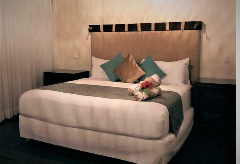 庭の見えるジュニアスイート, Villa Las Estrellas Tulum  Located At The Party Zone