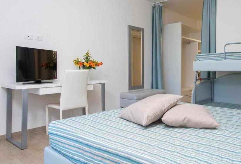 اتاق استاندارد سه تخته با چشم‌انداز استخر, Eden Resort Country
