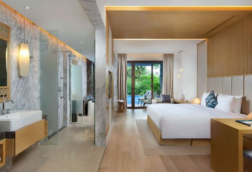 اتاق لوکس با چشم‌انداز باغ, Thousand Cranes Sanya Yazhou Bay Int L Exchange Centre