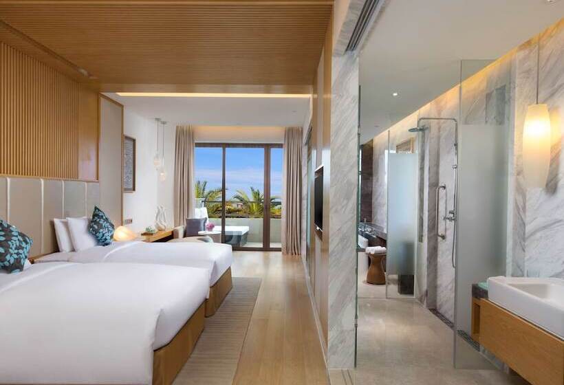 اتاق لوکس با چشم‌انداز باغ, Thousand Cranes Sanya Yazhou Bay Int L Exchange Centre