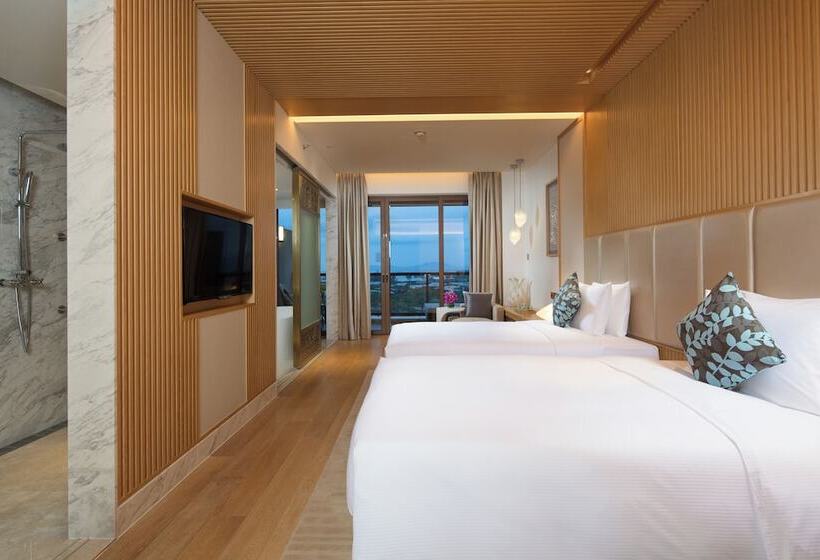 اتاق لوکس با چشم‌انداز باغ, Thousand Cranes Sanya Yazhou Bay Int L Exchange Centre