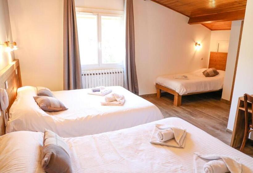 اتاق استاندارد چهار تخته, Hôtel Sans Souci