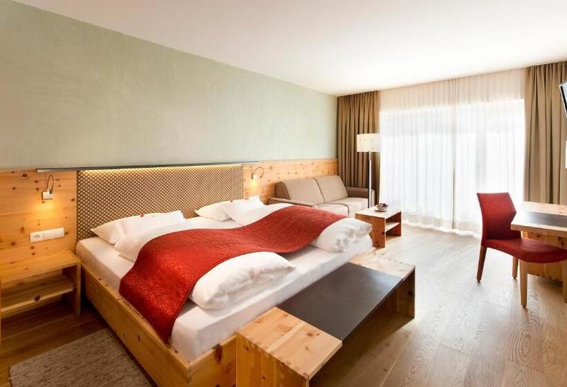 اتاق لوکس با بالکن, Naturhotel Leitlhof