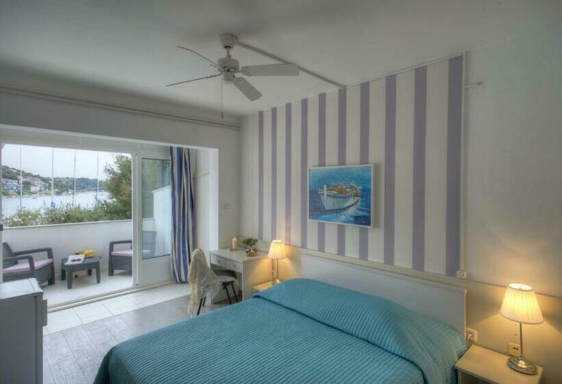 اتاق استاندارد با بالکن و چشم‌انداز دریا, Gina Bed & Breakfast