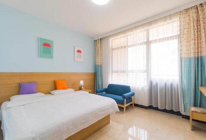 اتاق استاندارد با بالکن, Sanya Passion Fruit Inn