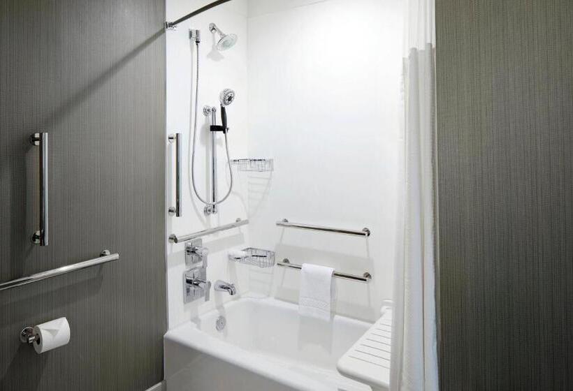 اتاق استاندارد با تخت بزرگ, Courtyard By Marriott Houston Intercontinental Airport