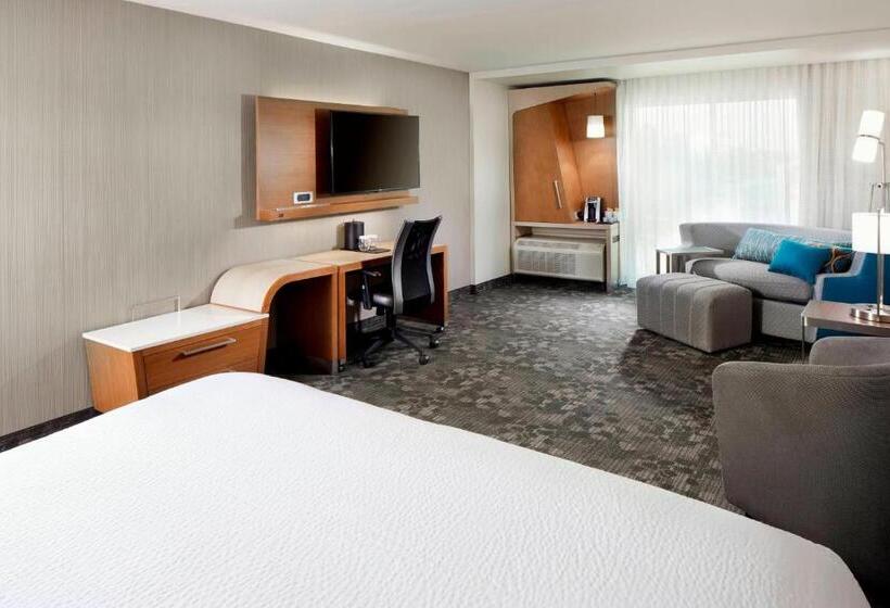 اتاق سوپریور با تخت بزرگ, Courtyard By Marriott Houston Intercontinental Airport