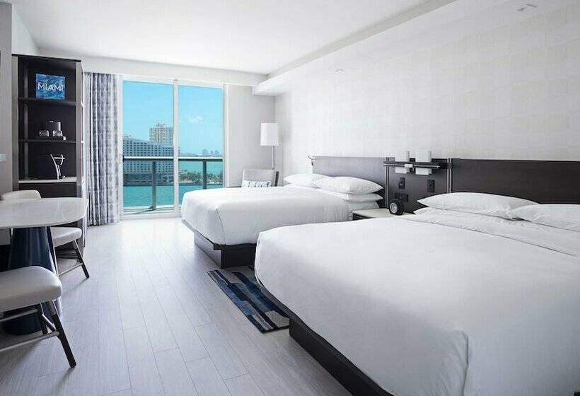 اتاق استاندارد با 2 تخت دوبل, Hyatt Centric Brickell Miami