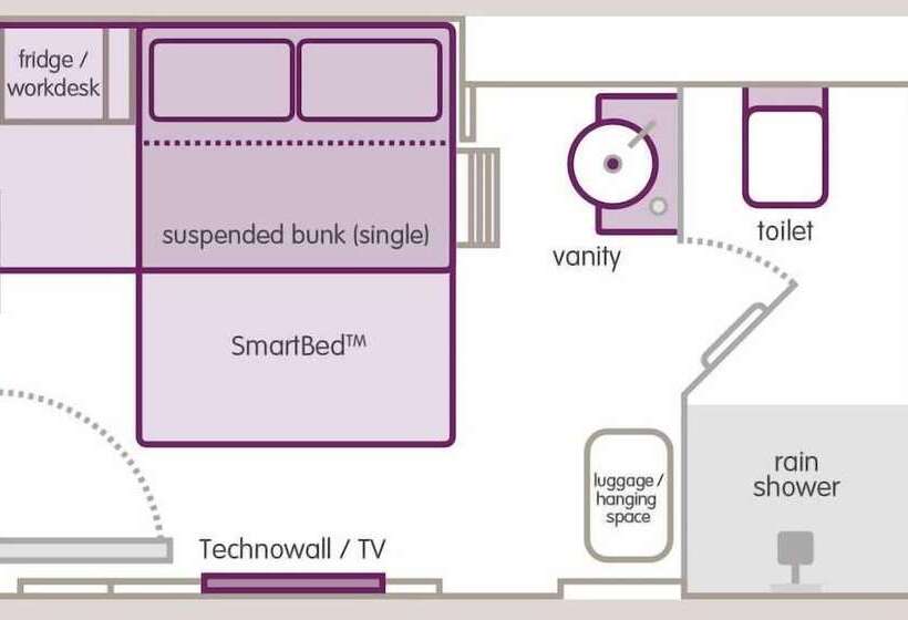 Premium Driepersoonskamer, Yotel Singapore Orchard Road