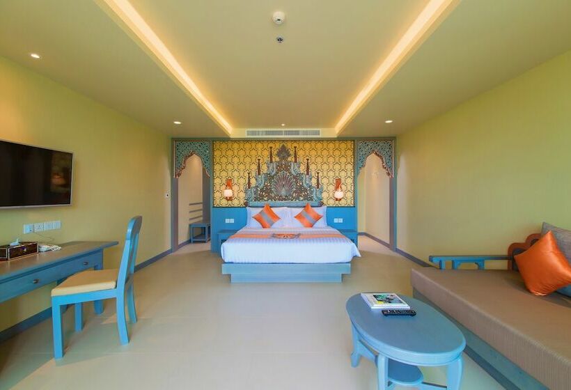 اتاق لوکس با چشم‌انداز دریا, Maikhao Palm Beach Resort   Sha Plus