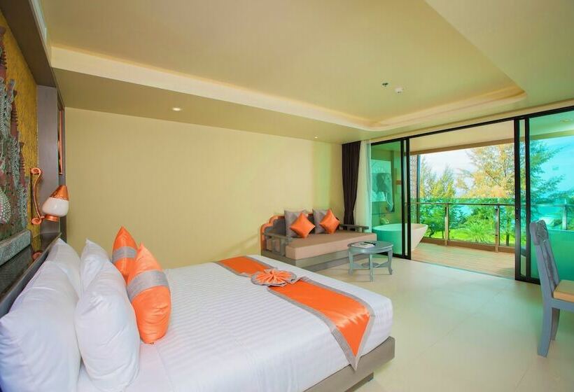اتاق لوکس با چشم‌انداز دریا, Maikhao Palm Beach Resort   Sha Plus