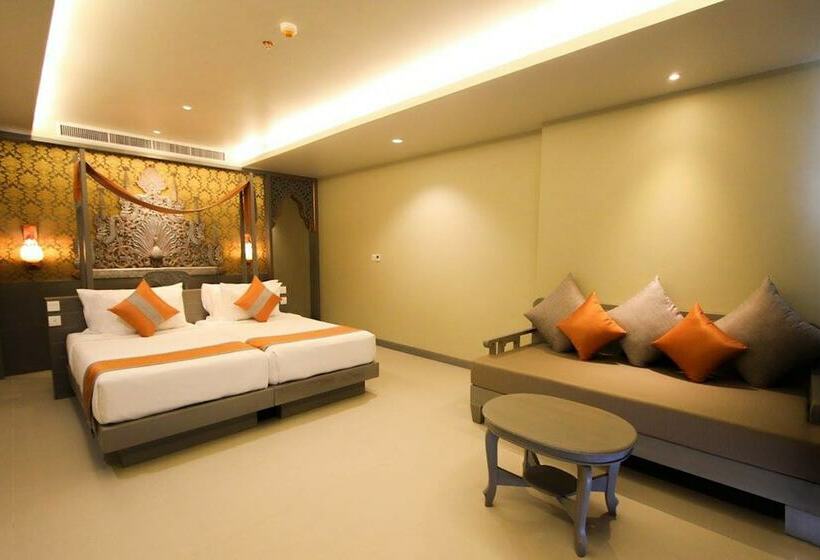 اتاق لوکس با چشم‌انداز دریا, Maikhao Palm Beach Resort   Sha Plus