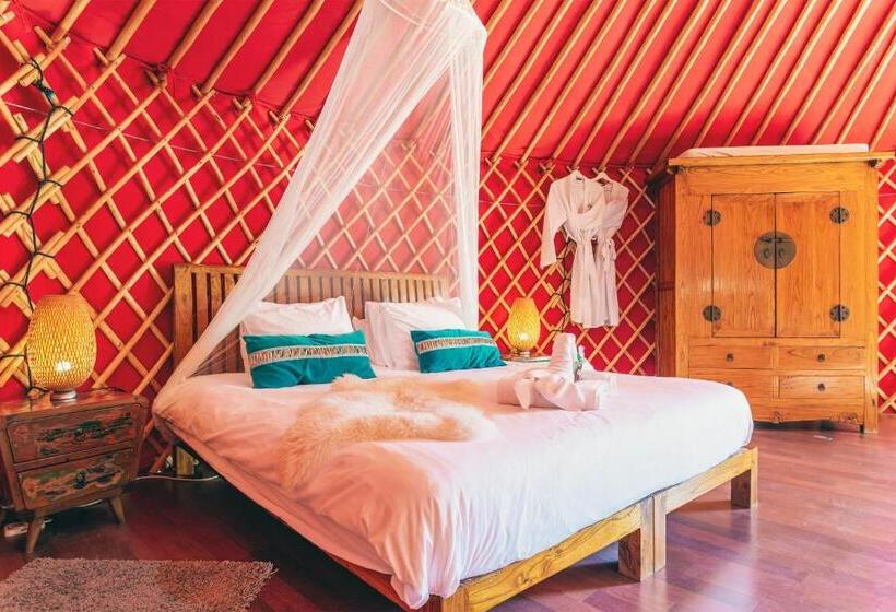 اتاق استاندارد با چشم‌انداز دریا, Eco Village Finca De Arrieta   Yurts And Stone Cottages   Shared Pool   Walking Distance To Arrieta
