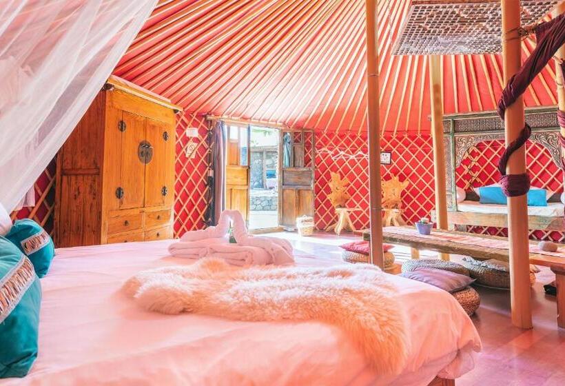 اتاق استاندارد با چشم‌انداز دریا, Eco Village Finca De Arrieta   Yurts And Stone Cottages   Shared Pool   Walking Distance To Arrieta