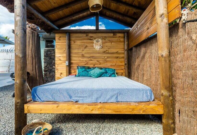 اتاق خانوادگی با چشم‌انداز دریا, Eco Village Finca De Arrieta   Yurts And Stone Cottages   Shared Pool   Walking Distance To Arrieta