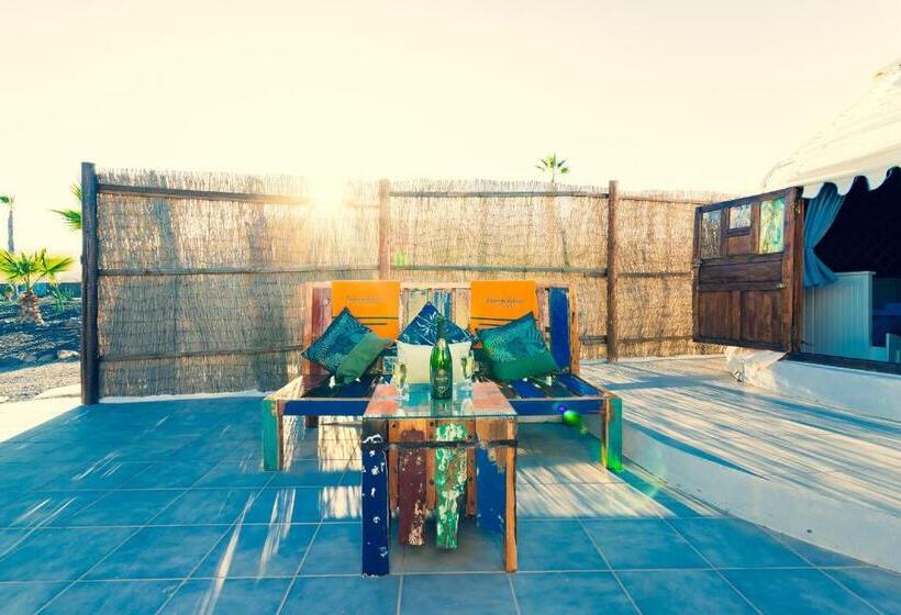 اتاق خانوادگی با چشم‌انداز دریا, Eco Village Finca De Arrieta   Yurts And Stone Cottages   Shared Pool   Walking Distance To Arrieta