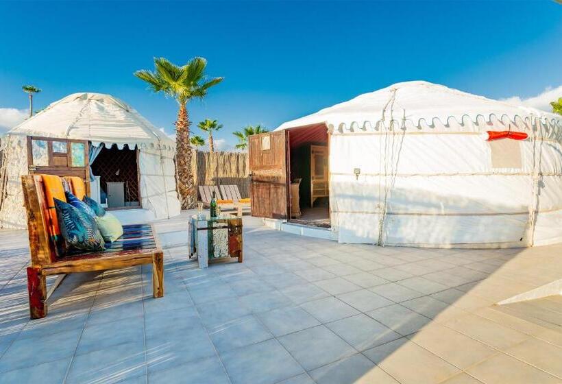 اتاق خانوادگی با چشم‌انداز دریا, Eco Village Finca De Arrieta   Yurts And Stone Cottages   Shared Pool   Walking Distance To Arrieta