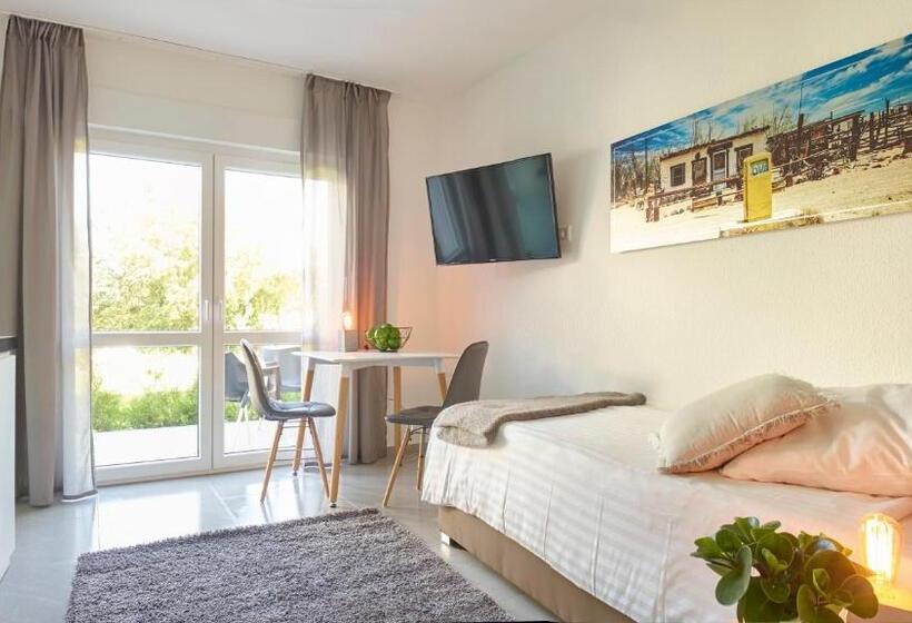 اتاق استاندارد یک نفره, City Hotel Apartw3   Kostenlos Parken