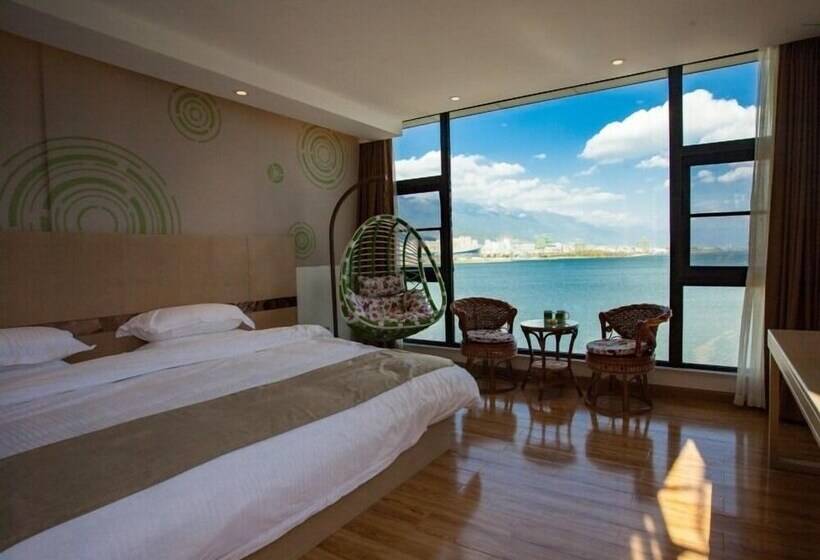 اتاق استاندارد با چشم‌انداز دریا, Greentree Inn Dali Erhai Binhai Ave Seaview Business